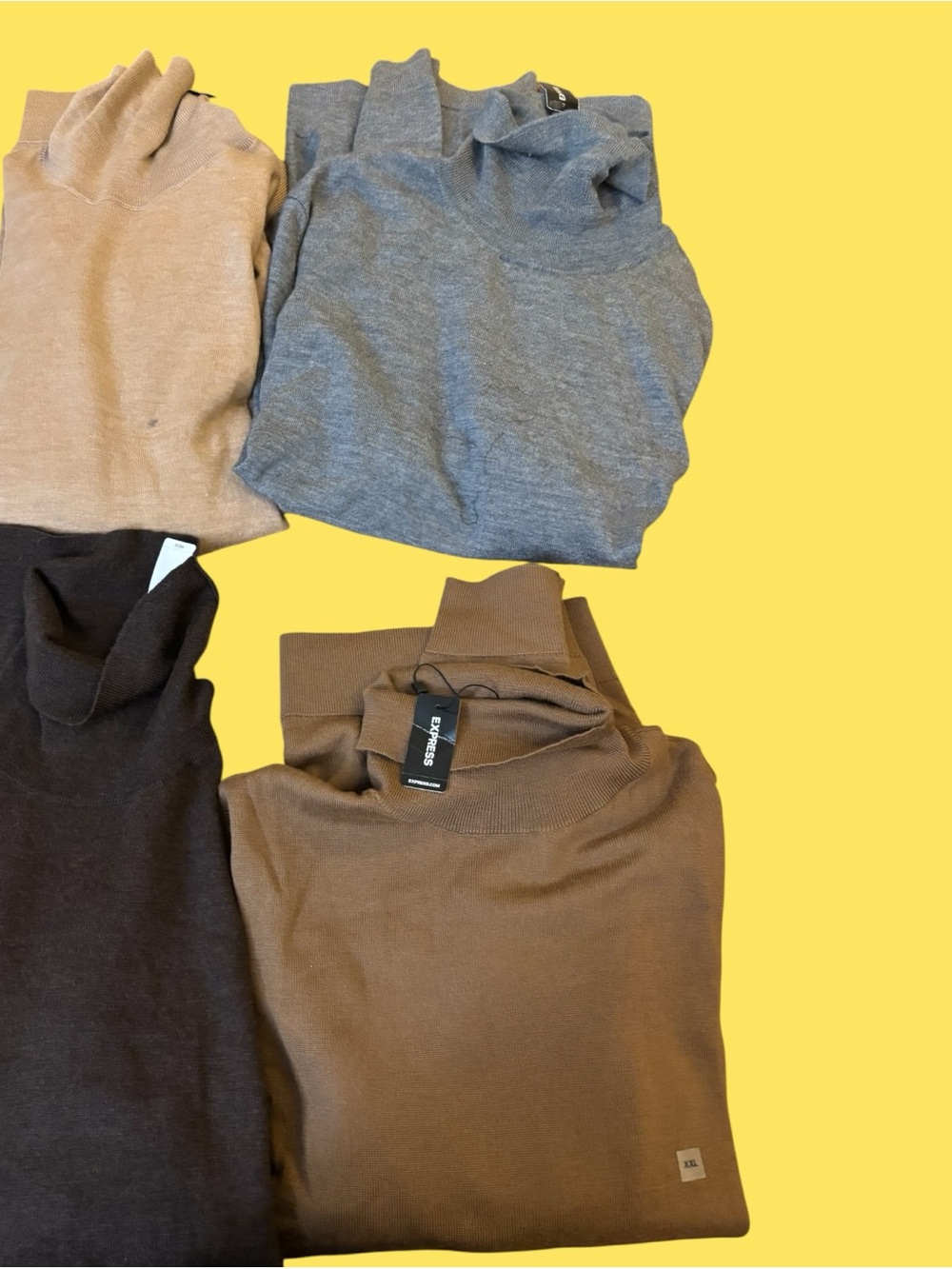 Express-Men Turtleneck-Grey - Picture 3 of 3